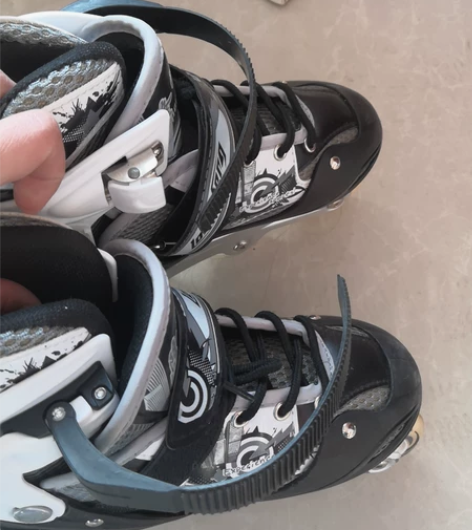 轮滑8成新37—39码，以前上体育课的时候...