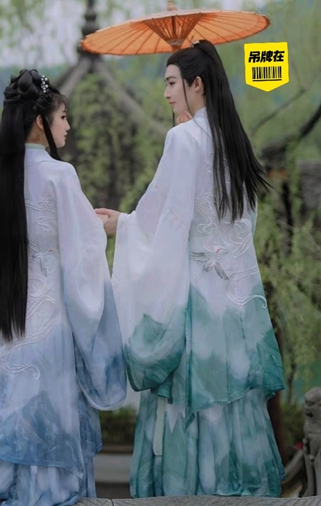 馥瑰原创正品【云中鹤】汉服男女齐腰襦裙魏晋...