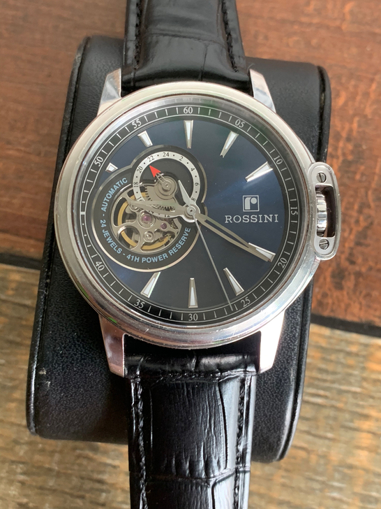 罗西尼机械表，需要保养，误差大