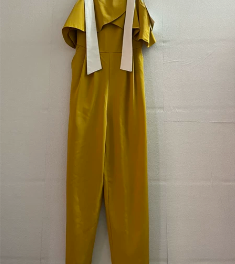 全新韩版时尚露肩连体裤女休闲宽松背带阔腿裤...