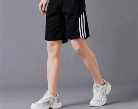 夏季男士短裤纯棉薄款休闲宽松运动裤直筒透气...