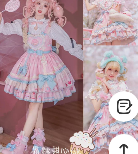霜糖甜心Lolita！S码！一次没穿，标签...