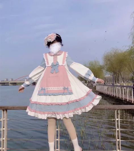 未洺Lolita 穿2洗1m码无瑕疵标价包...