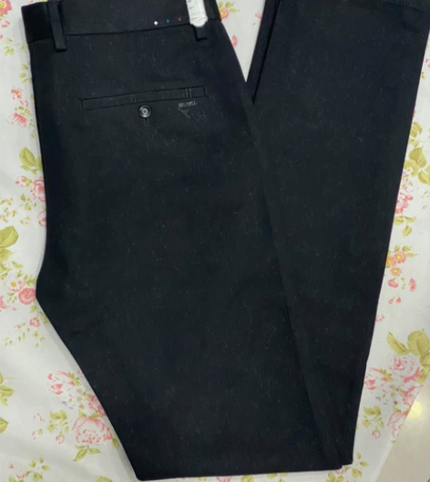 全新实体店品牌男士秋冬中厚直筒修身商务休闲...