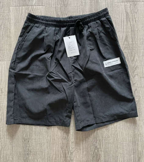 潮牌黑色短裤休闲裤4XL 全新闲置包邮甩卖...