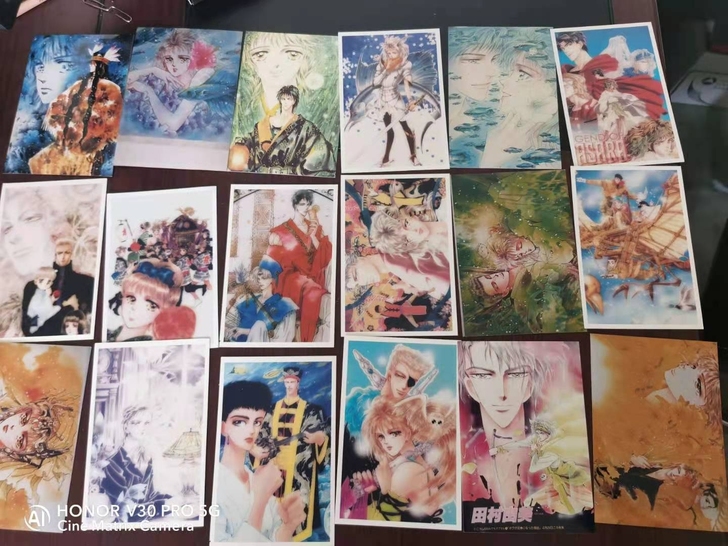 80后珍藏动漫老照片田村由美婆娑罗clam...