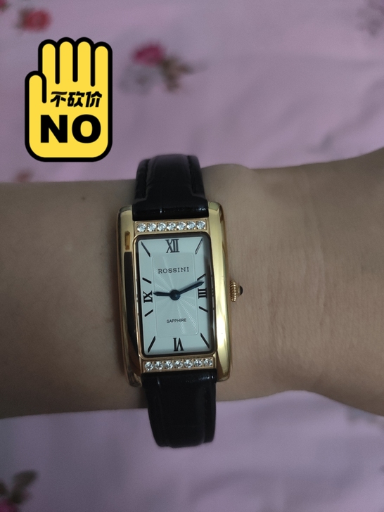 三块手表都是罗西尼的，都是专柜正品，买来三...