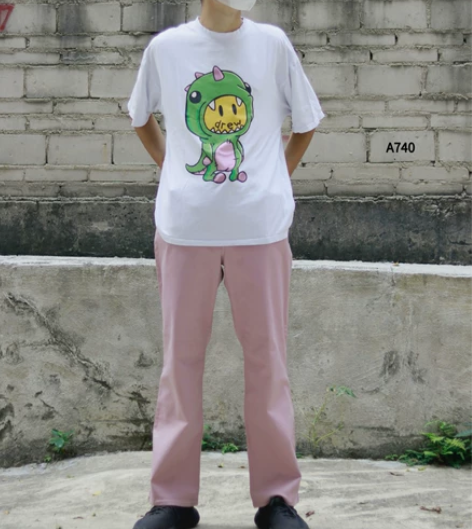 全新日本 洗水 休闲裤 宽松 微喇叭 微弹...