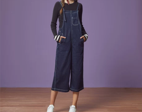 【焕新价】美特斯邦威背带裤女春秋韩版显瘦裤...