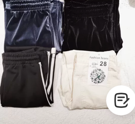 27码28码M码均码 牛仔裤丝绒裤直筒裤女...