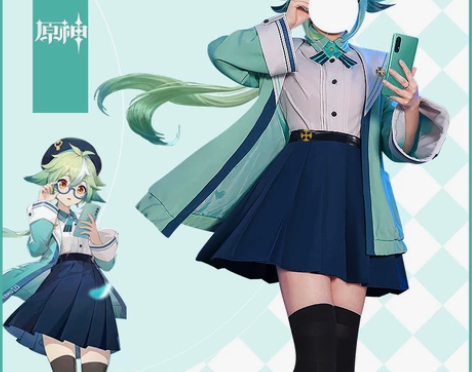 原神cos服 砂糖cosplay服 JK制...