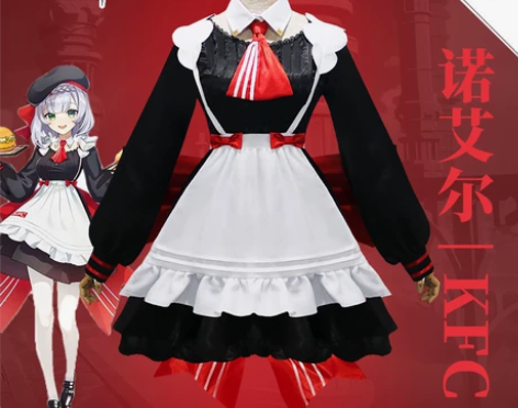 原神cos诺艾尔cosply服装女仆装大蝴...