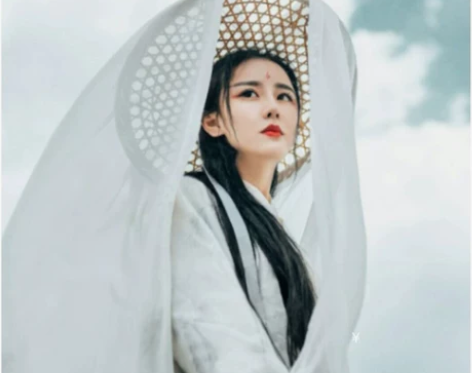 侠女摄影道具武侠古风斗笠遮容帽斗笠摄影写真...