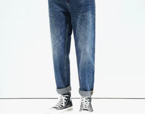 牛仔裤 裤子牛仔裤秋季新款男士宽松直筒大码...