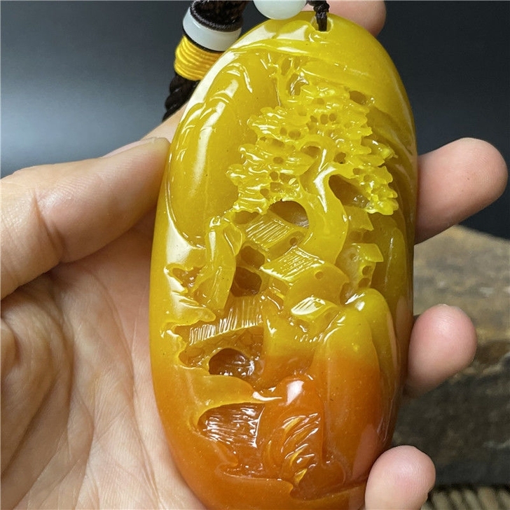 古玩仿古玉石手把件古玉老玉古玉玉雕摆件古董...
