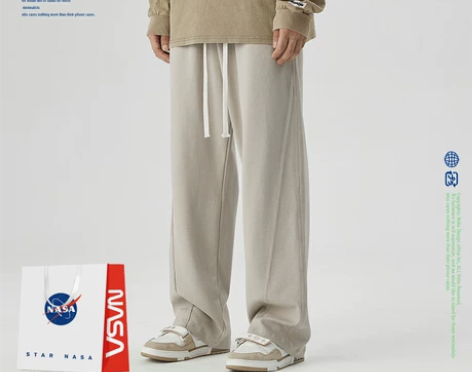 NASA联名卫裤男春秋季针织2022年新
