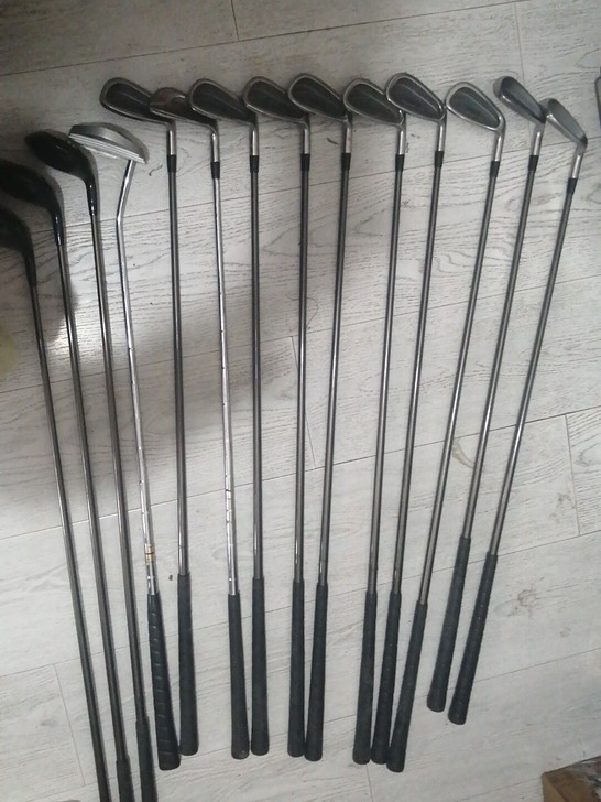 高尔夫球杆 十四个 一起打包