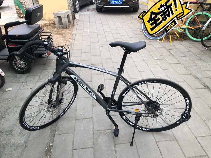 公路车!!只下地过一次 不太适合我的骑法 ...