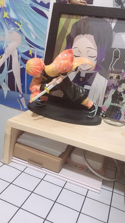 鬼灭之刃手办灶门炭治郎祢豆子我妻善逸玩具公...