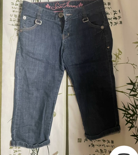 Seat七分牛仔裤 160/66A 以前挺...