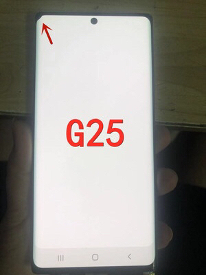 三星Note10+拆机带框黑色点屏G25 ...