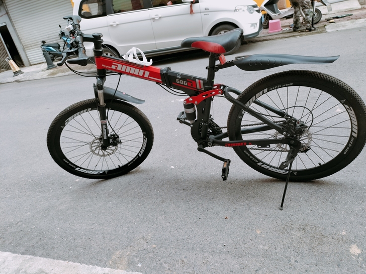 变速自行车 9成新 工作调动,没法带走,...