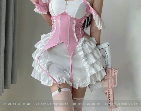 银河约会指南 性感小恶魔女仆装cos万圣节...