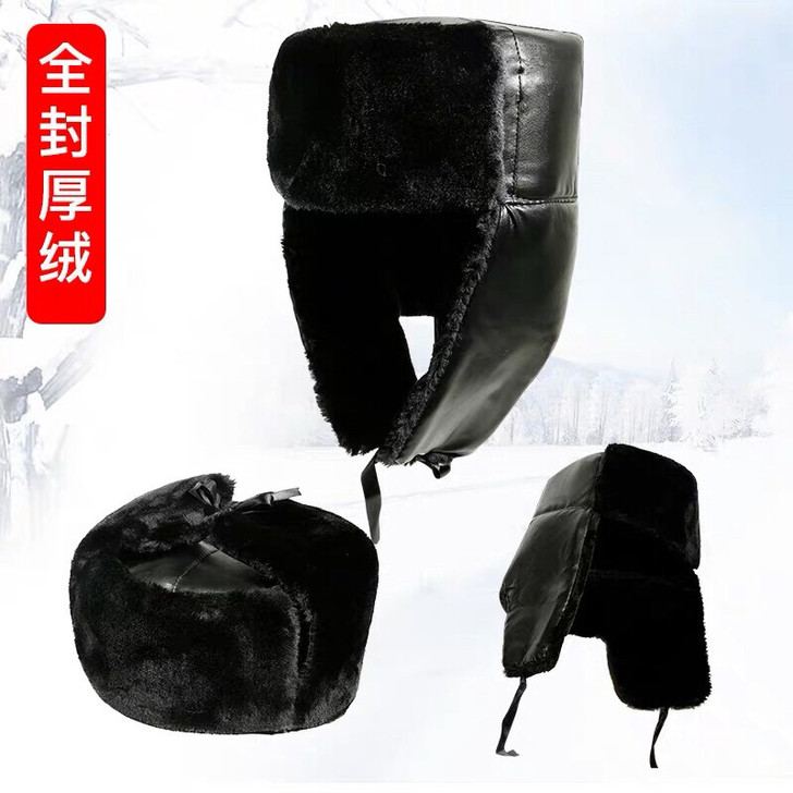 雷锋帽棉帽子冬季劳保加棉保暖