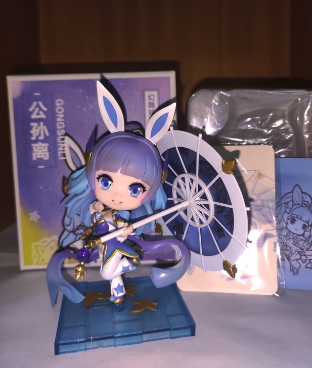 王者荣耀公孙离手办正版 异色公孙离紫离幻舞...