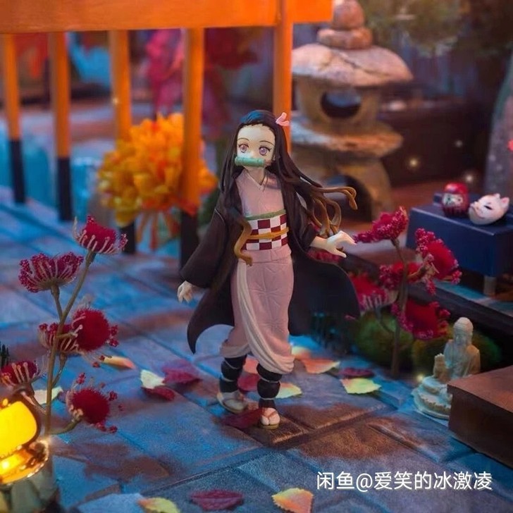 【鬼灭之刃手办*弥豆子】站姿灶门弥豆子掌上...