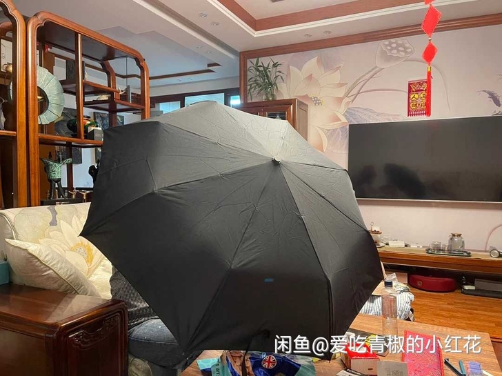 全新全自动黑伞折叠包邮偏远地区不包邮售出后...