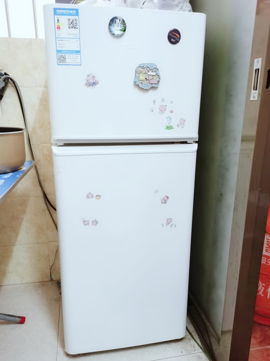 TCL双门冰箱118L，因搬家转手，8成新...