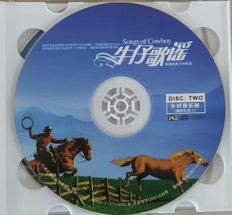 美国经典乡村民谣3CD54首经典3CD，经...
