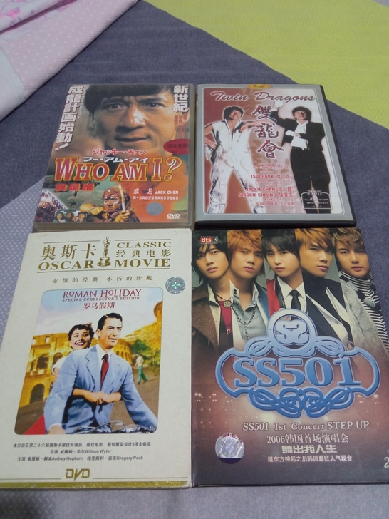 DVD电影演唱会，4本合售。成龙电影《我是...