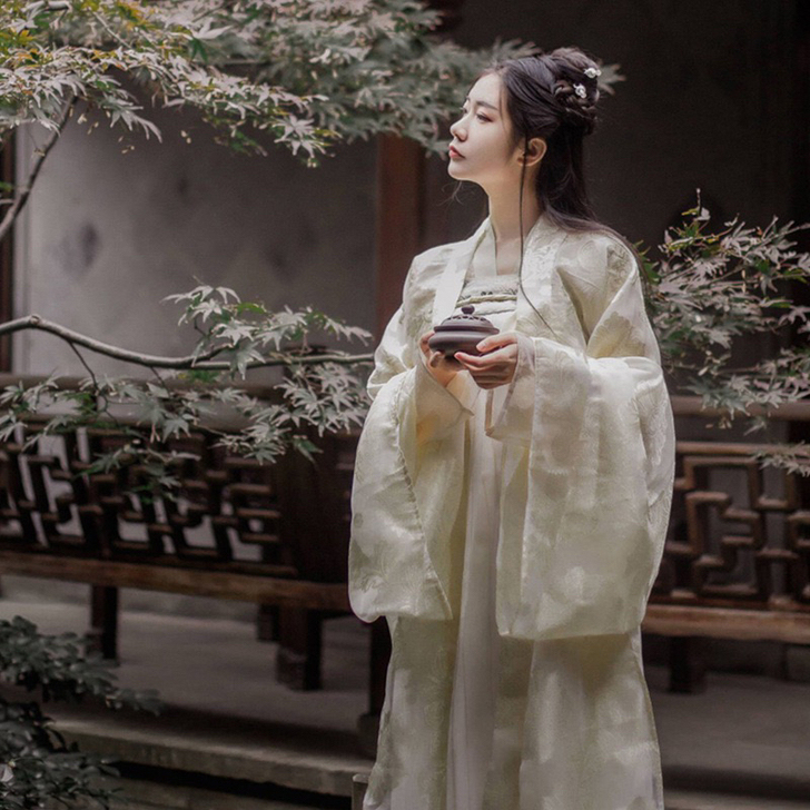 荣姬同款汉服女超仙非古装中国风套装春装大袖...