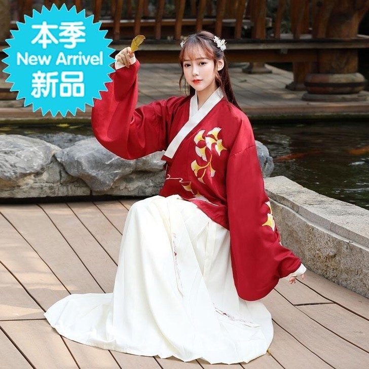 红白配，明制汉服带吊牌，全新带吊牌！原装盒...