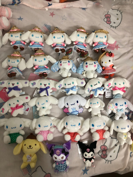 星黛露没衣服小挂件 兔子头挂件 玉桂狗布丁...