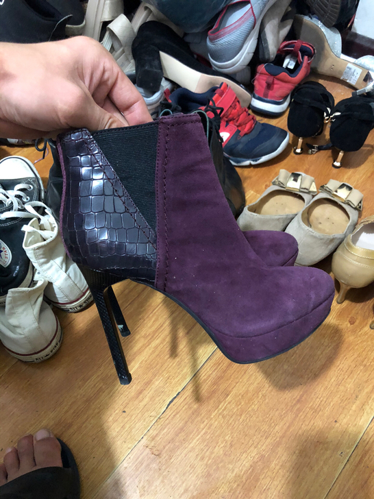 真皮高跟鞋34码