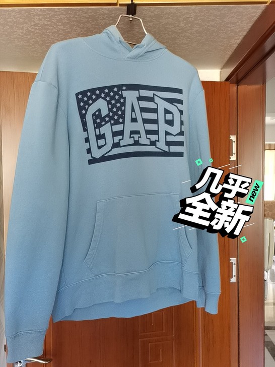 gap学院风连帽卫衣 男款s 八成新