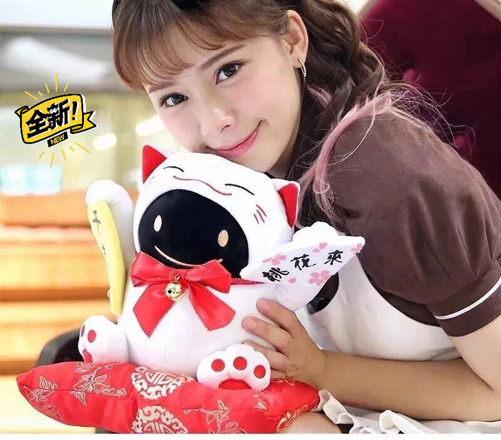 仙境传说限量周边小恶魔招财猫,送3款护身符