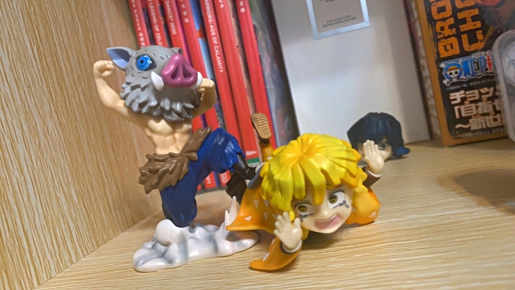 鬼灭之刃 萌系列手办炭治郎 祢豆子 我妻善...