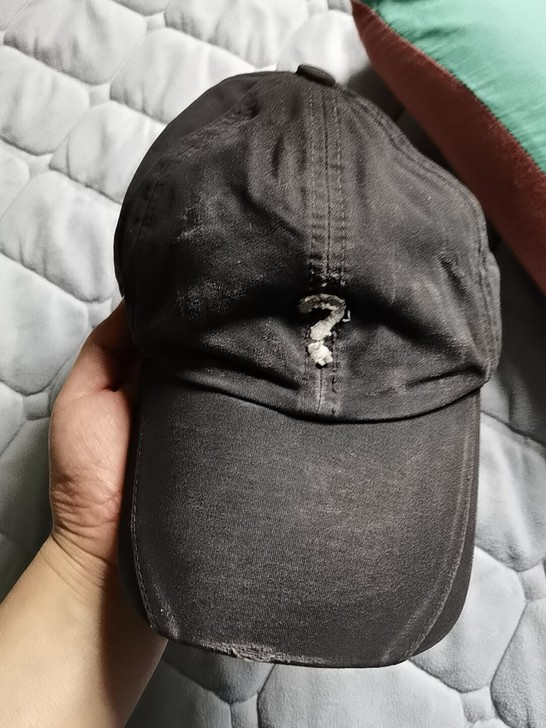 问好帽子，做旧工艺，高版本