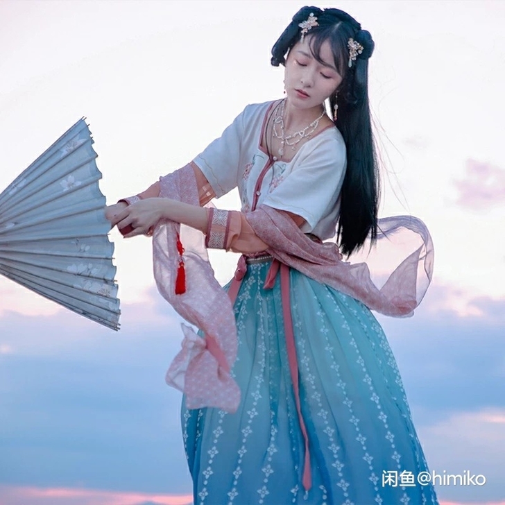 大全套四件！徐娇织羽集伞少女【铃央央】汉服...