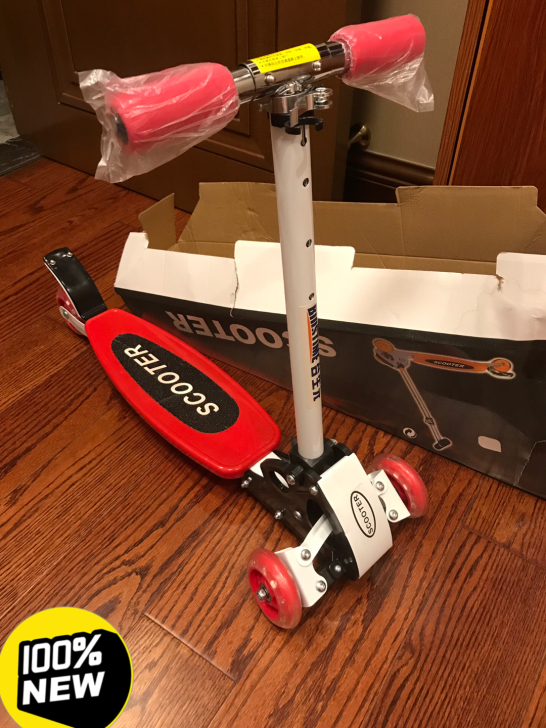买东西的赠品，全新未使用，scooter智...