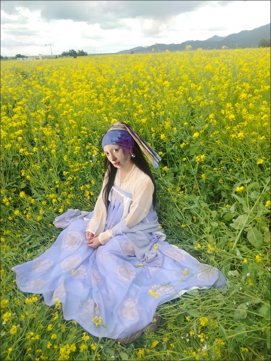 白菜价汉服唐制襦裙一整套【现货便宜出】