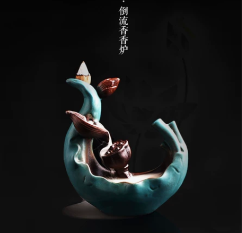 美真香 陶瓷倒流香炉 檀香炉熏香炉家用沉香...