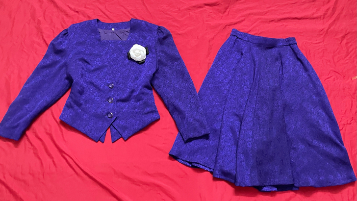 日本直邮vintage暗纹套装  水无花音...