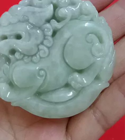 精美玉雕双面麒麟/生日礼物礼品/疫情贱卖还...