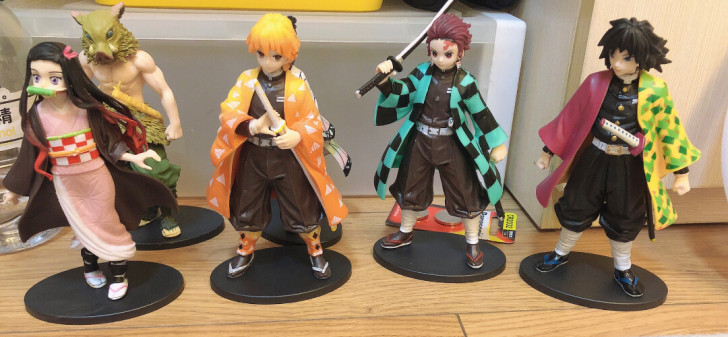 鬼灭之刃PVC手办,大号,14.5~16公...