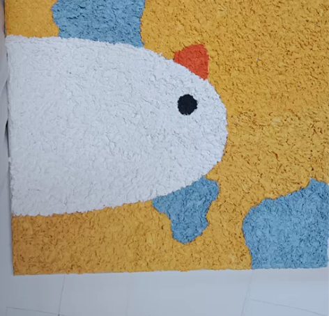 纸浆画纯手绘油画立体画客厅装饰画沙发背景墙...